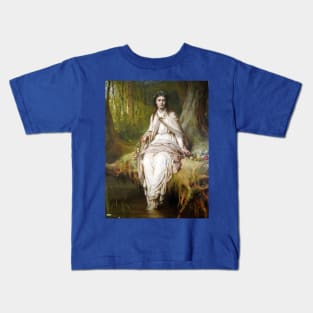 Ophelia - Thomas Francis Dicksee Kids T-Shirt